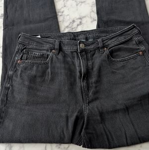 American Eagle Outfitters Black Wash Strigid Jeans